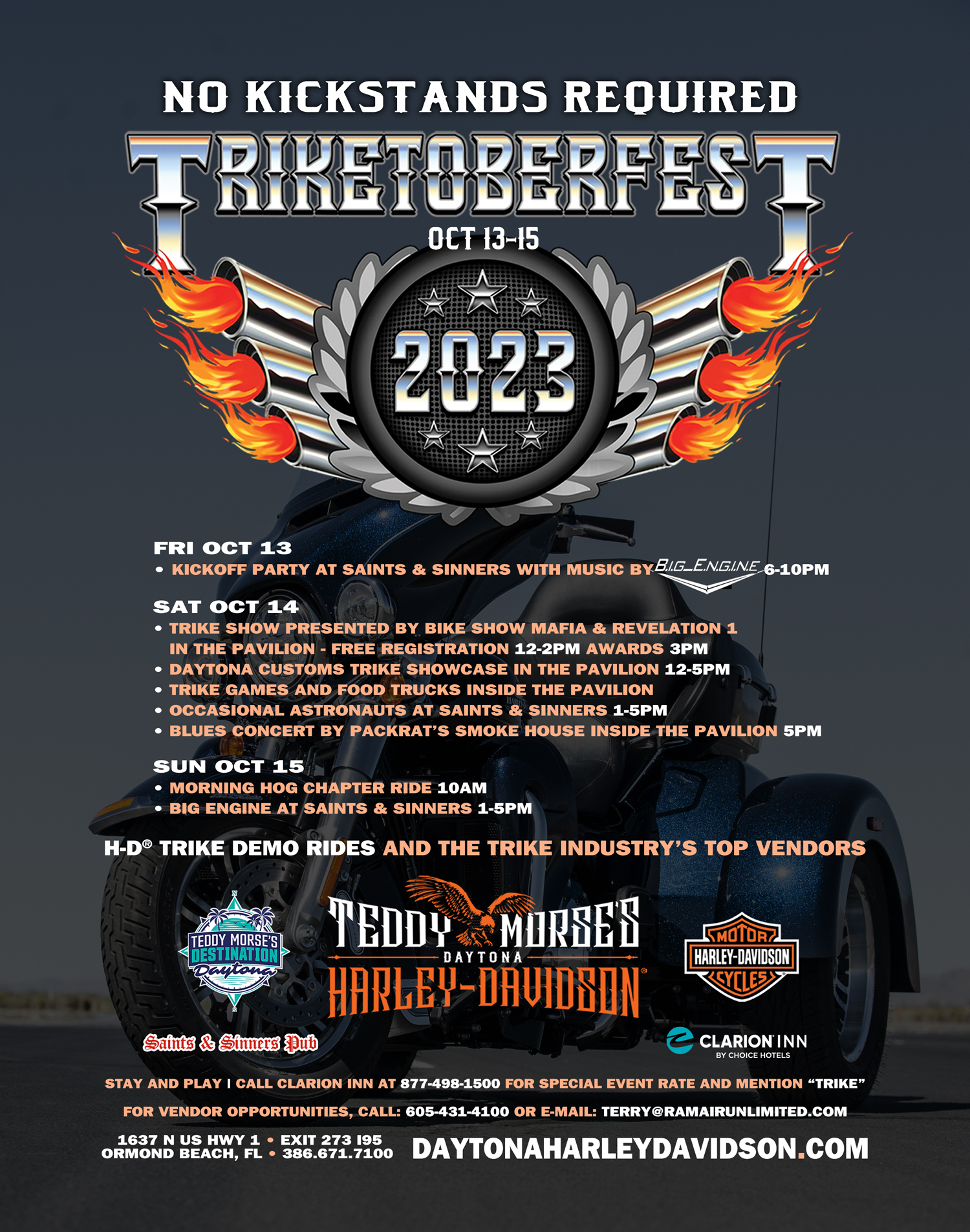 Triketoberfest Teddy Morse S Daytona Harley Davidson Ormond Beach